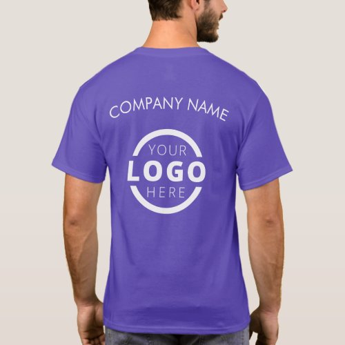 Custom Business Corporate Logo Employee Uniform T_Shirt