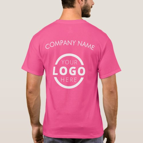 Custom Business Corporate Logo Employee Uniform T_Shirt