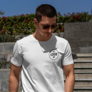 Custom Business Corporate Logo Employee Uniform T-Shirt