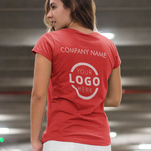 Custom Business Corporate Logo Employee Uniform T-Shirt