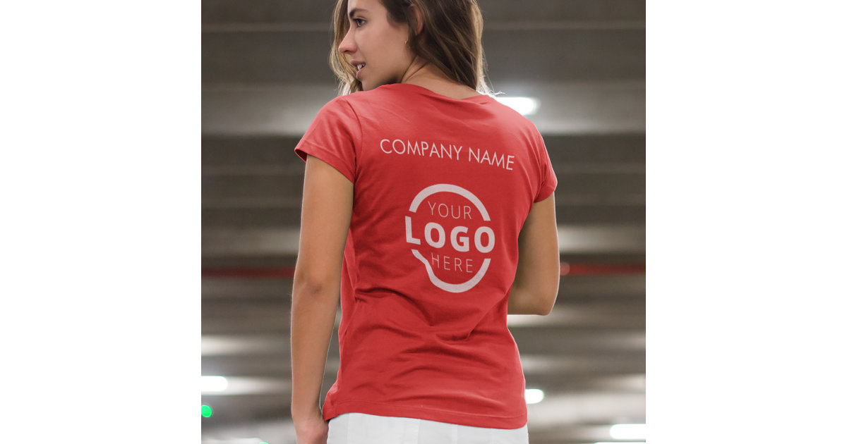 Custom Business Corporate Logo Employee Uniform T-Shirt | Zazzle