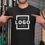 Custom Business Corporate Logo Employee Uniform T-Shirt<br><div class="desc">Promote your business on your t-shirt, wherever you go. Create your own custom branded t-shirt with your own company logo. The print can be placed on the front, pocket area, and the back. Wearing promotional t-shirts with your business logo at trade shows and other corporate events help others recognize members...</div>