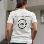 Custom Business Corporate Logo Employee Uniform T-shirt at Zazzle