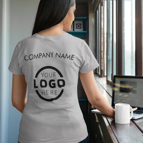 Custom Business Corporate Logo Employee Uniform T_Shirt