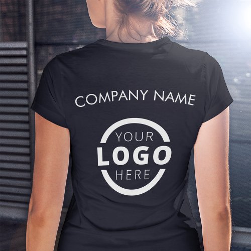 Custom Business Corporate Logo Employee Uniform T_Shirt