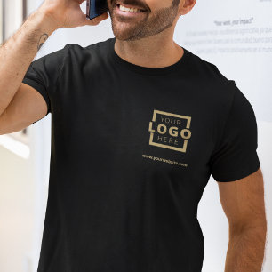 Custom Business Corporate Logo Employee Uniform T-Shirt