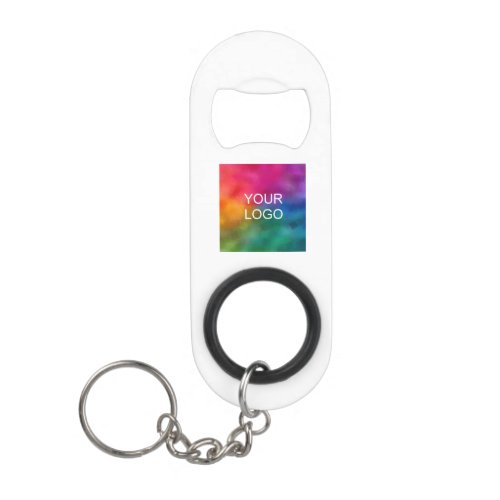 Custom Business Corporate Logo QR Code Template Keychain Bottle Opener