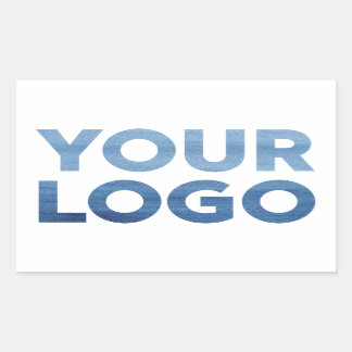 Custom Business Corporate Logo Rectangular Sticker