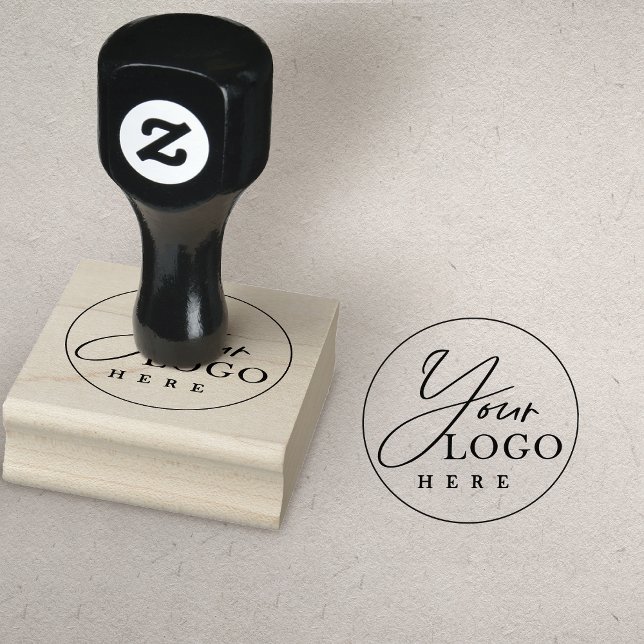 Custom Business Corporate Your Logo Here Rubber Stamp (Creator Uploaded)