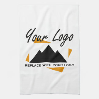 Custom Business Design Add Your Company Logo Kitchen Towel