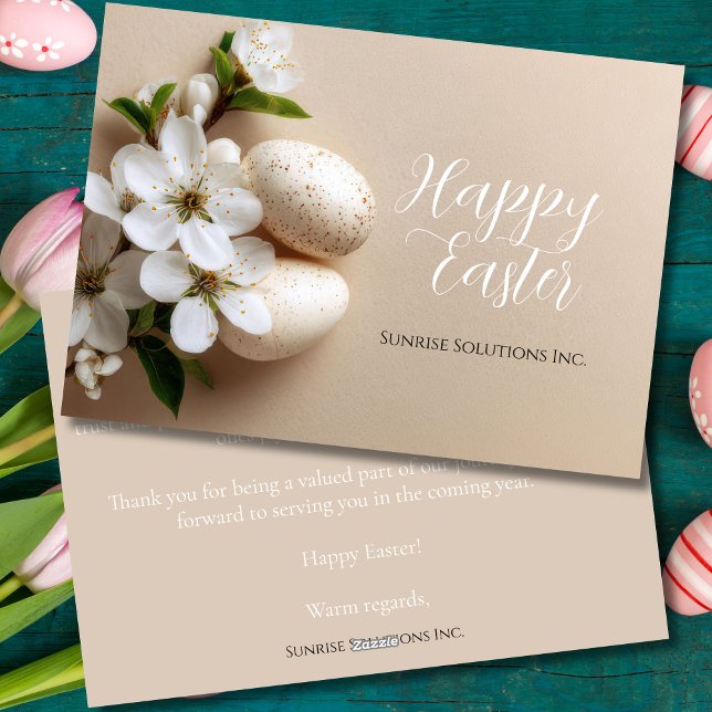 Custom Business Easter Greeting Card  (Creator Uploaded)