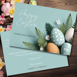 Custom Business Easter Greeting Card 