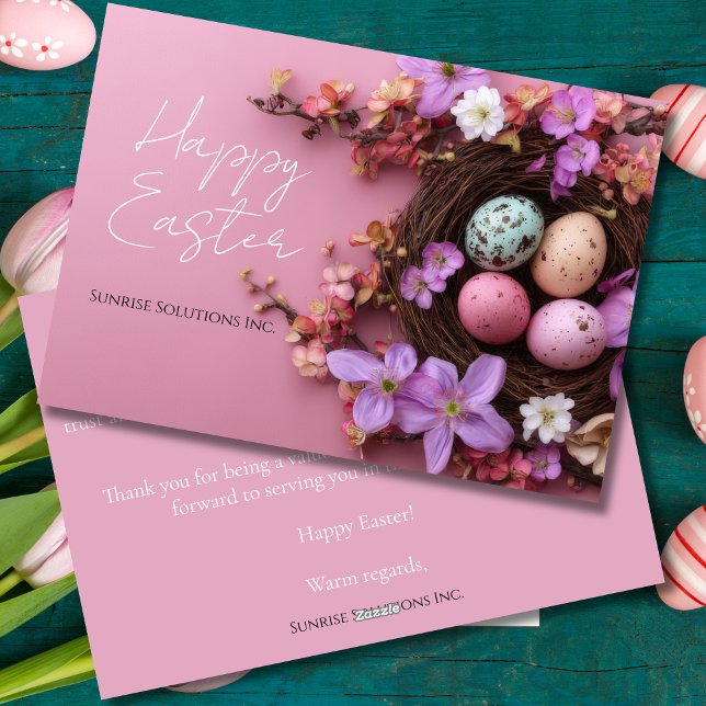 Custom Business Easter Greeting Card  (Creator Uploaded)