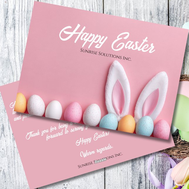 Custom Business Easter Greeting Card  (Creator Uploaded)