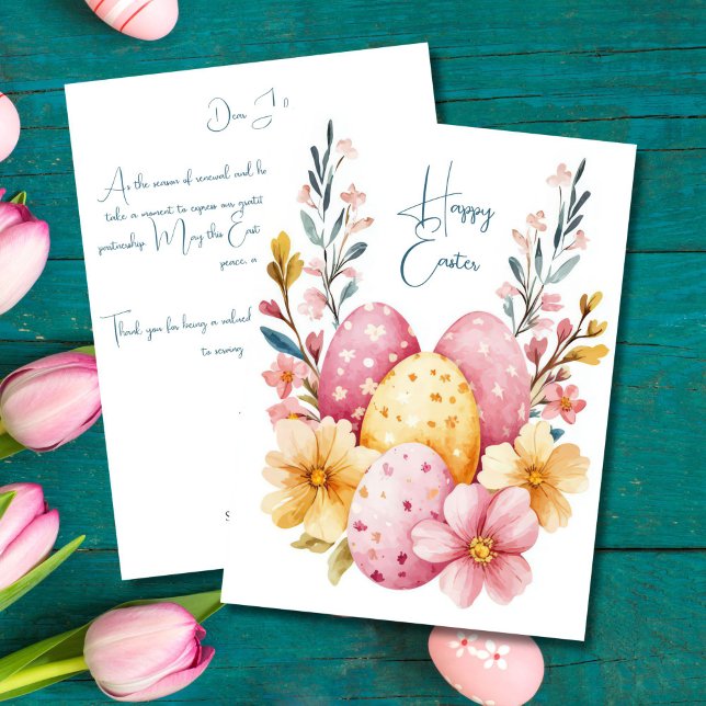 Custom Business Easter Greeting Card  (Creator Uploaded)