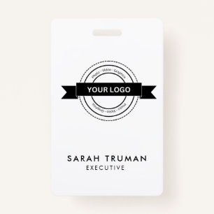Custom Business Employee Card Minimalist & Modern  Badge