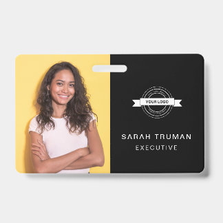 Custom Business Employee Card Minimalist & Modern Badge