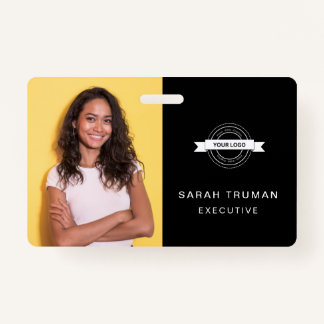 Custom Business Employee Card Minimalist & Modern  Badge
