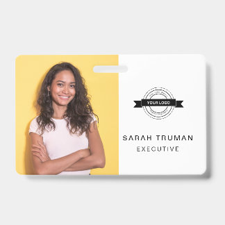 Custom Business Employee Card Minimalist & Modern  Badge