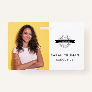 Custom Business Employee Card Minimalist & Modern  Badge