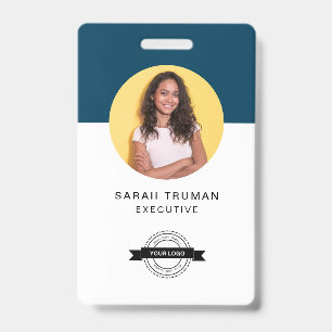 Custom Business Employee Card Minimalist & Modern Badge