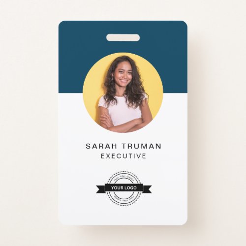 Custom Business Employee Card Minimalist  Modern Badge