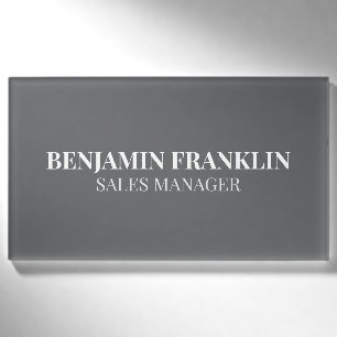 Custom Business Employee Professional Name Tag Pin