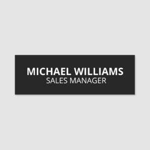 Custom Business Employee Professional Name Tag Pin