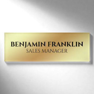 Custom Business Employee Professional Name Tag Pin