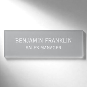 Custom Business Employee Professional Name Tag Pin