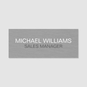 Custom Business Employee Professional Name Tag Pin
