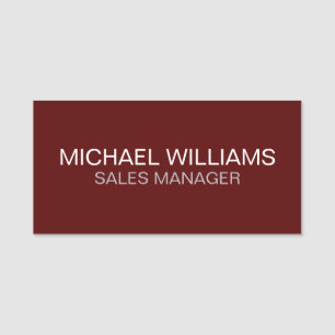 Custom Business Employee Professional Name Tag Pin