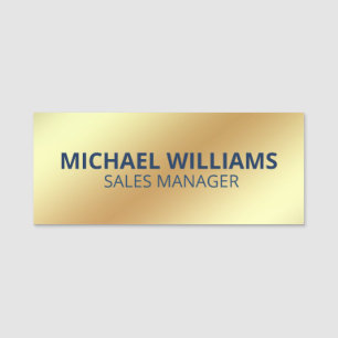 Custom Business Employee Professional Name Tag Pin