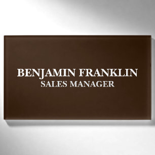 Custom Business Employee Professional Name Tag Pin