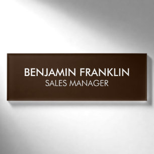 Custom Business Employee Professional Name Tag Pin