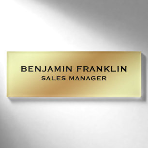 Custom Business Employee Professional Name Tag Pin