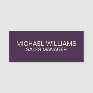 Custom Business Employee Professional Name Tag Pin