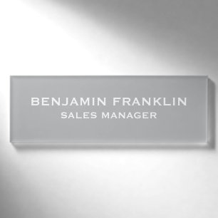 Custom Business Employee Professional Name Tag Pin