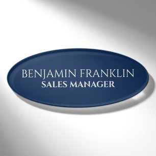 Custom Business Employee Professional Name Tag Pin