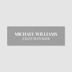 Custom Business Employee Professional Name Tag Pin