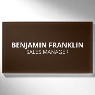 Custom Business Employee Professional Name Tag Pin