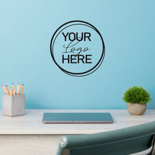 Custom Business Feature Wall – Logo Branding Decal