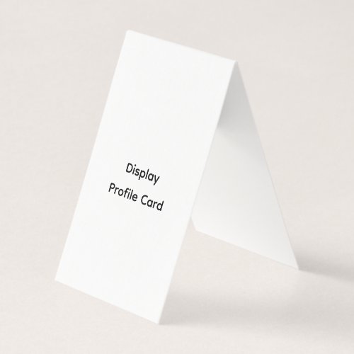 Custom Business Information Display Profile Card