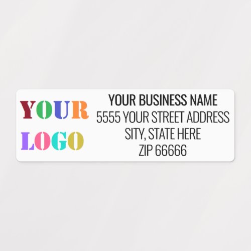 Custom Business Labels Your Name Address Logo 