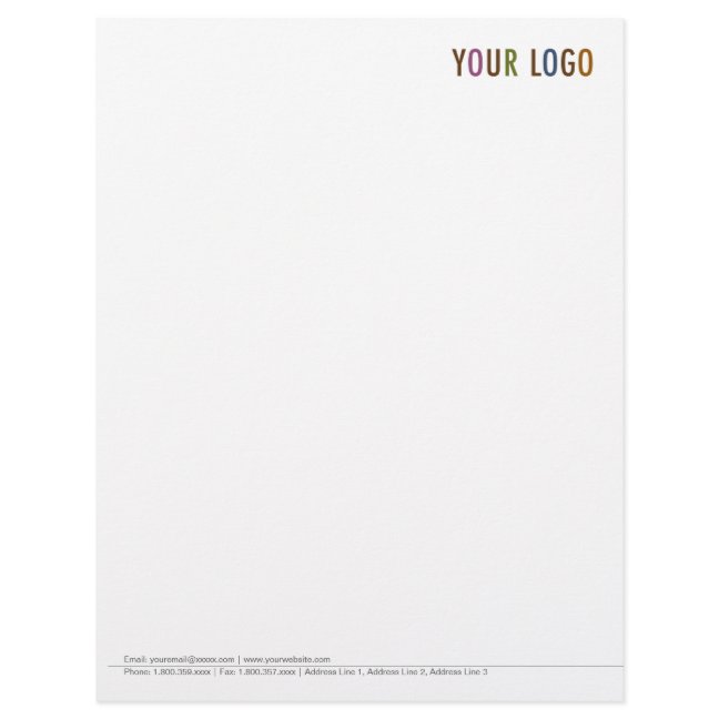 Create Your Own Custom Letterhead | Zazzle