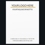Custom Business Letterhead Template<br><div class="desc">Completes the set with our business card and thank-you card templates,  giving your brand a polished,  cohesive look from first impression to follow-up.</div>