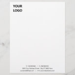Custom Business Letterhead Your Logo Info Text<br><div class="desc">Custom Colors and Font - Your Business Office Letterhead with Logo Address and Contact Info - Resize and move or remove and add elements - image / text with Customization tool. Choose your colors / font / size ! Please see my others projects / designs. You can also transfer this...</div>