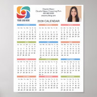 Custom Business Logo 2026 Calendar Marketing