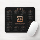Custom Business Logo 2026 Calendar Rose Gold