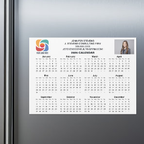 Custom Business Logo 2026 Company Calendar Magnet